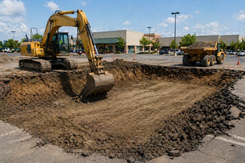 Parking Lot Leveling in Orem, UT
