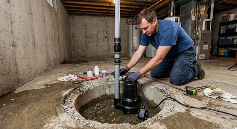 Sump Pump Relocation in Auburn, AL