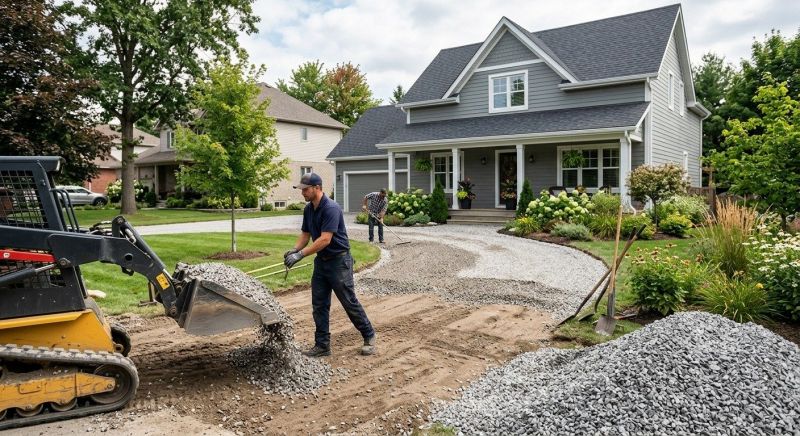 Gravel Parking Installation in Calvert County, MD