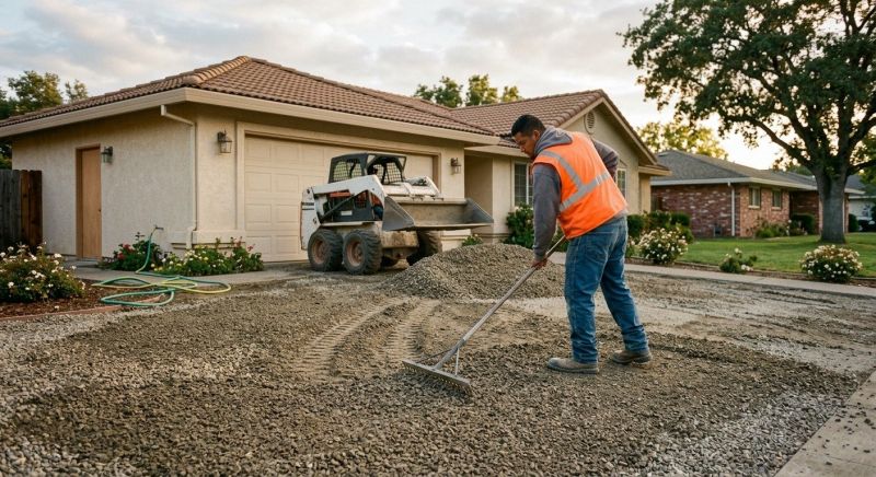 Gravel Spreading in Waldorf, MD