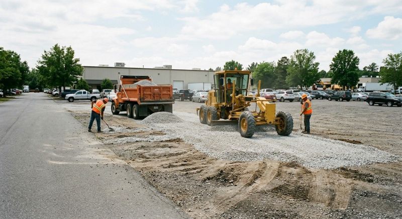 Parking Lot Excavation in Woodstock, GA