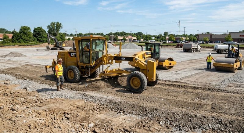 Parking Lot Gravel Repair in Gwinnett County, GA