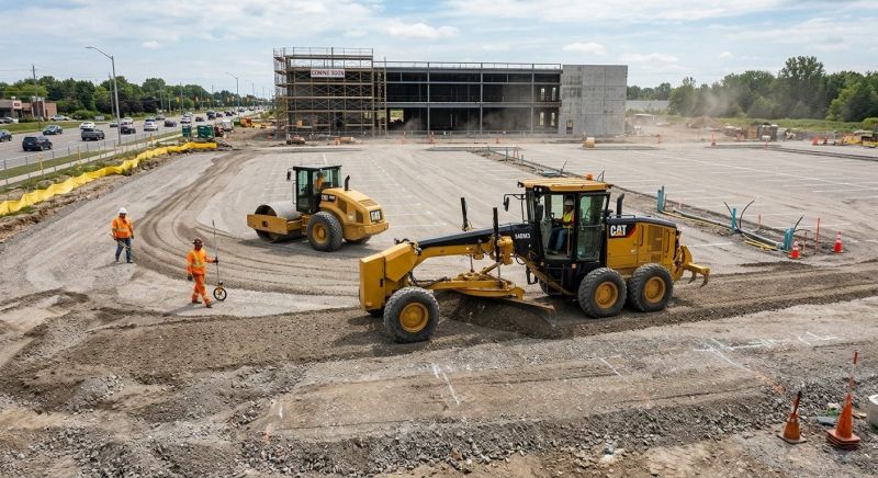 Parking Lot Gravel Repair in Katy, TX
