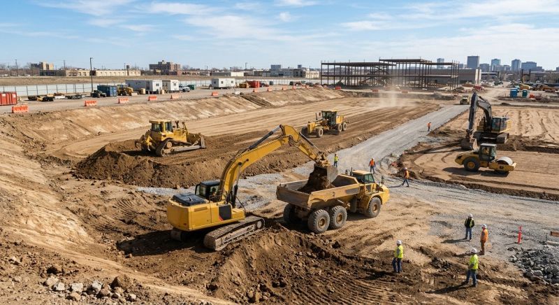 Parking Lot Site Preparation in Salt Lake City, UT